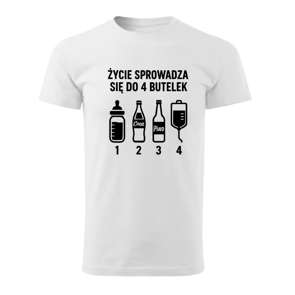 ŻYCIE SPROWADZA SIĘ DO 4 BUTELEK