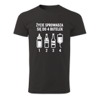 ŻYCIE SPROWADZA SIĘ DO 4 BUTELEK